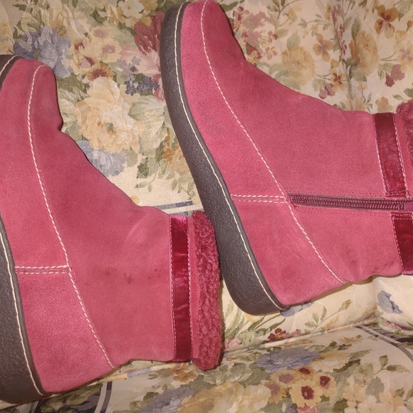 Land's End Pink Ankle Boots - Picture 2 of 6
